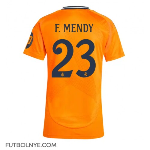 Camiseta Real Madrid Ferland Mendy #23 Visitante Equipación para mujer 2024-25 manga corta